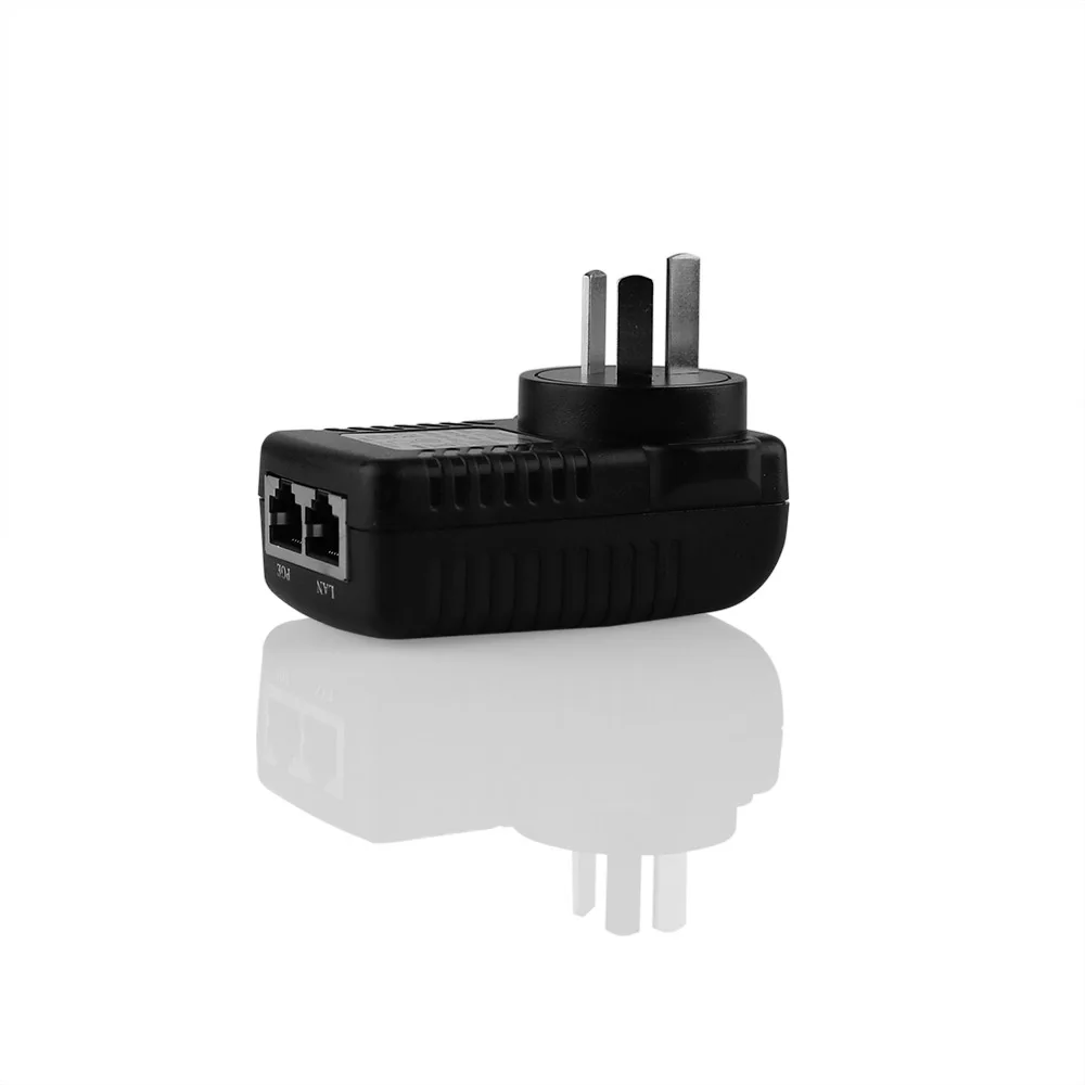 Настенный Инжектор POE doerguin с 48 в блок питания через Ethernet для ip-камеры Hikvision Dahua