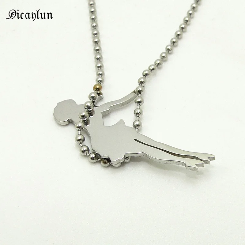 Женское Ожерелье из нержавеющей стали DICAYLUN колье с длинной цепочкой модные