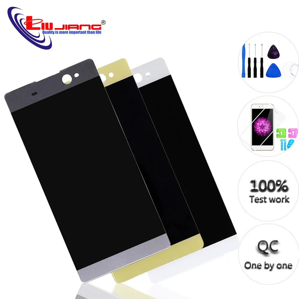 Оригинальный ЖК дисплей 6 0 &quotдля Sony Xperia C6 F3211 F3212 сенсорный экран с рамкой