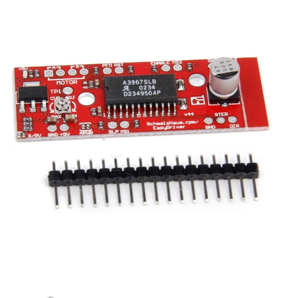 Щит EasyDriver тактовый шаговый двигатель V4 A3967 для Arduino Red | Обустройство дома