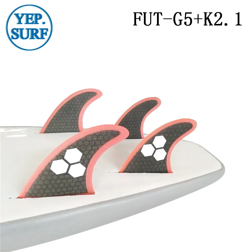 4 шт Future Quad Fin G5+ K2.1 Honeycomb Surf Fin черный и красный с логотипом плавник для серфинга, Future Quihas в серфинге