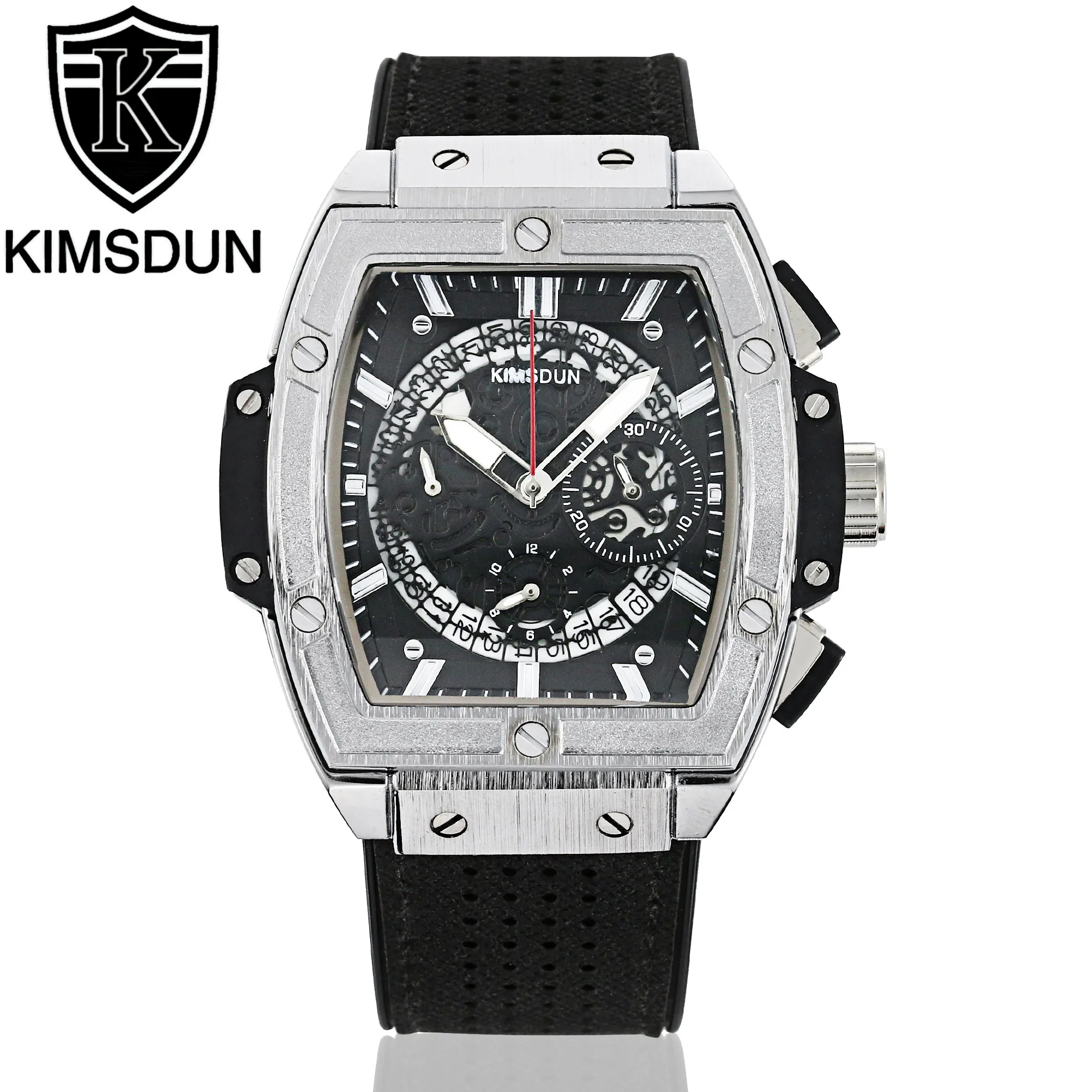Мужские часы Взрывные Модели KIMSDUN брендовые модные водостойкие спортивные с