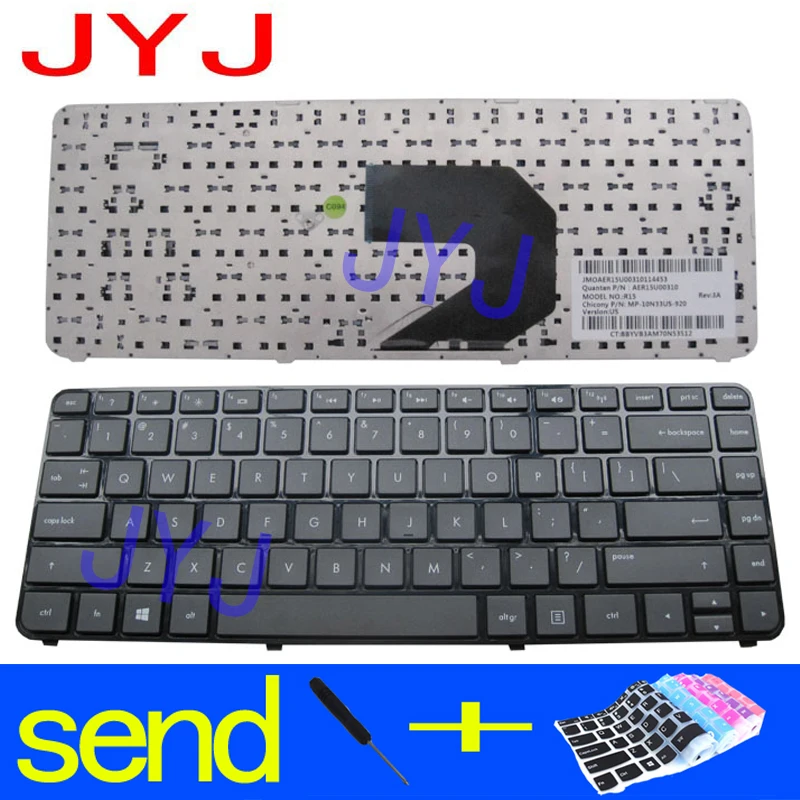 Новинка Клавиатура для ноутбука HP Pavilion G4 2000 2100 2200 2300 отправить прозрачная