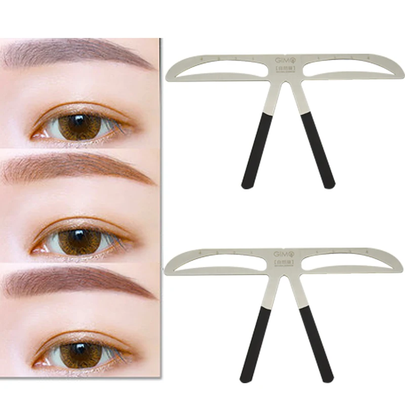 Aesthetica Cosmetics tool eyebrown Stencils Eyebrow Eyebrows Grooming Stencil Shaping Templates DIY -natural eyebrow | Красота и
