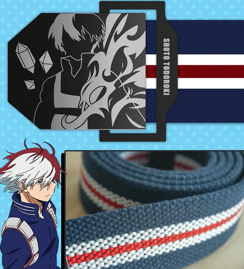 Аниме academic Todoroki Shoto Bakugou костюм кацуки для косплея костюмы из сплава Холщовый пояс