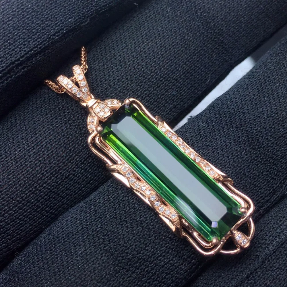 Женское Ожерелье из настоящего чистого золота 18 К с бриллиантами 100% карат |