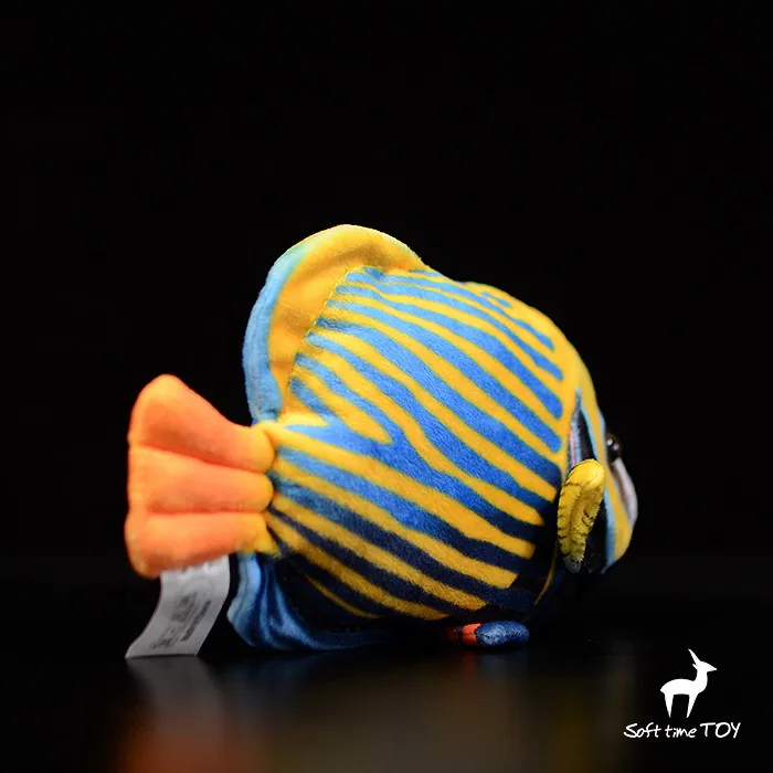 Детские игрушки плюшевые животные Би позвоночник королевская angelfish кукла мягкая