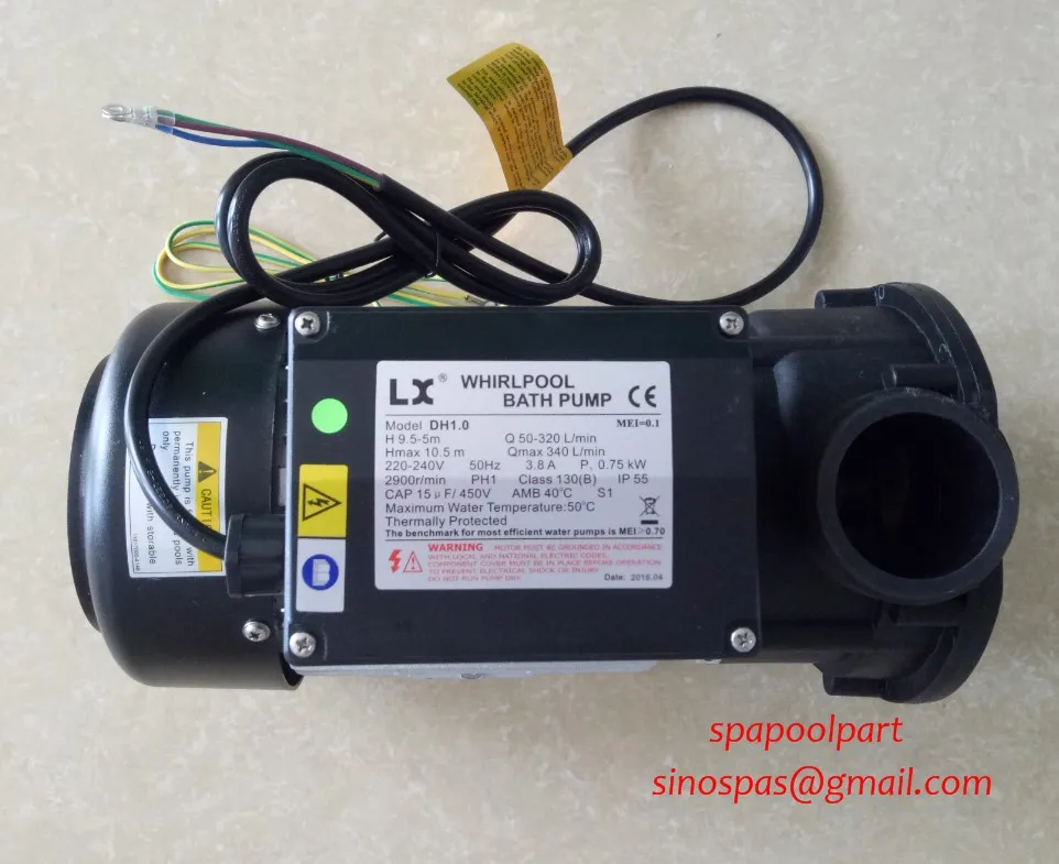 Джакузи LX DH1.0 гидромассажная Ванна спа ванна с насосом 1 л.с. 750 Вт подходит для