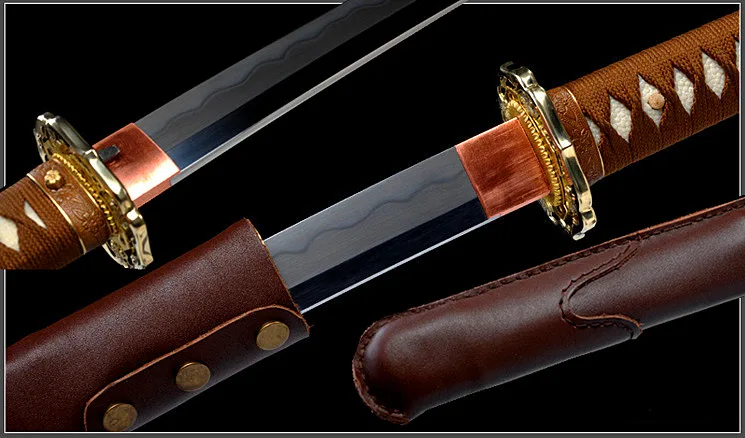 Японский военный меч ручной работы 98 Тип Saber Katana ГЛИНА ЗАКАЛЕННОЕ стальное лезвие