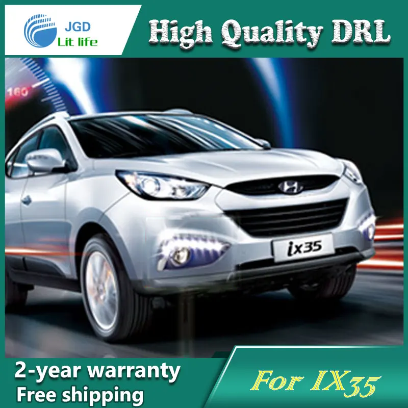 Бесплатная доставка! Дневные ходовые огсветильник для Hyundai IX35 6000-2009 12 В 2013 k |