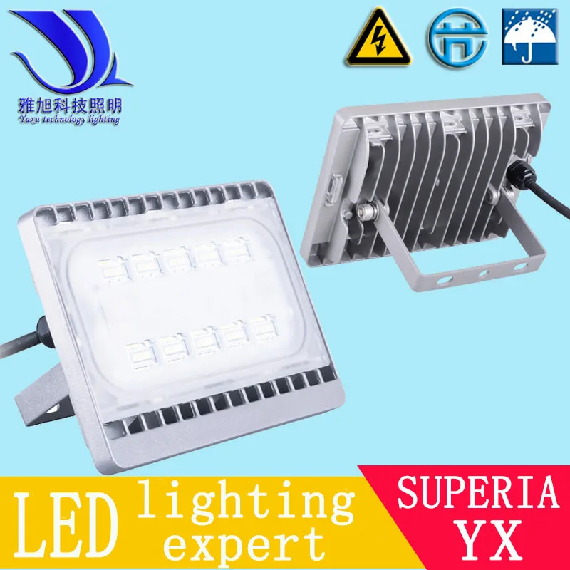 led flood light 10W 30W 50W 100W 220v Waterproof Floodlights reflector outdoor lamp garden | Лампы и освещение