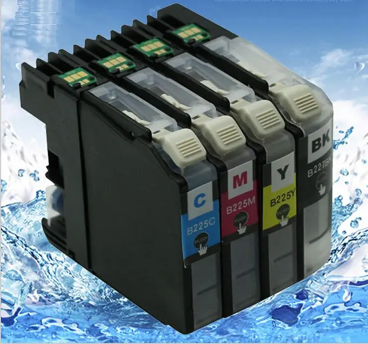 

4 шт. совместимый чернильный картридж LC227 XLBK LC225 XLC LC225 XLM LC225XL для brother DCP-J4120DW, MFC-J4420DW, MFC-J4620DW,