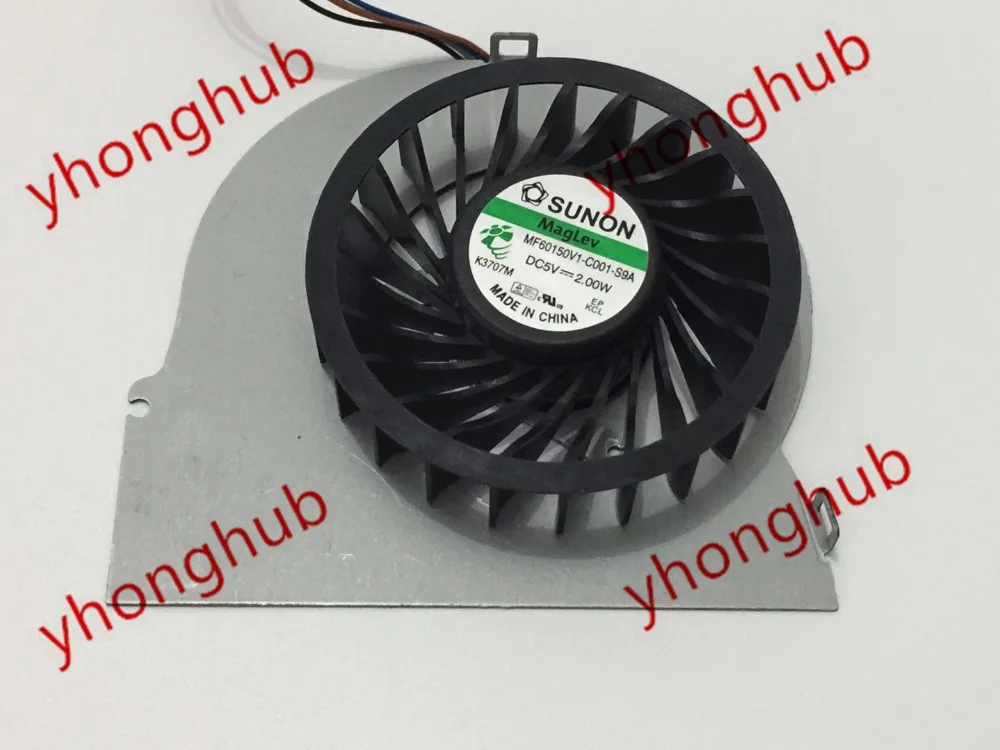 

SUNON MF60150V1-C001-S9A 1 hole DC 5V 2.0W 8460P 8570W 8460W 8560P 8560W Laptop Cooling Fan