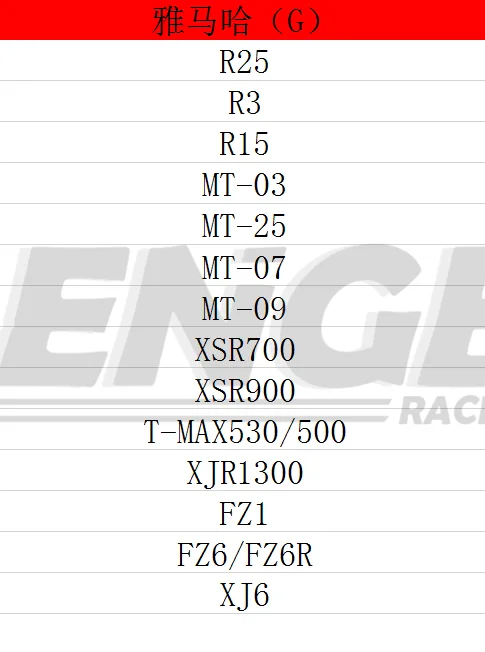 Мотоцикл Задние подножки педальные подложки для ног для YAMAHA YZF R3 R15 R25 задняя подножка FZ1 FZ6 FZ6R XJ6