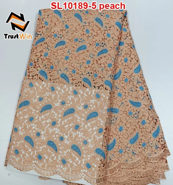 FREE SHIPPING top fashion design guipure lace on sale of SL10189 peach | Дом и сад