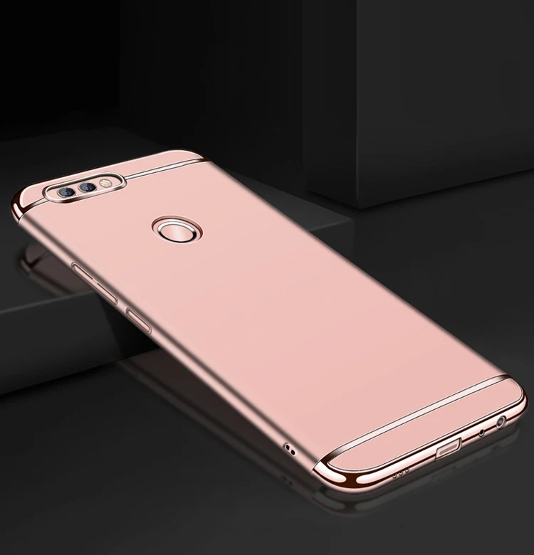 Чехол с гальваническим покрытием 3 в 1 для Huawei mate 20 P20 pro lite 20X honor 9i 10 play 8X max enjoy 9 plus nova