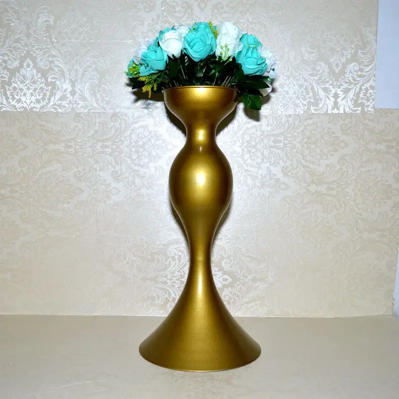 Wholesale wedding props metal spinning road Wedding Vase flash gold landing Mermaid vase | Дом и сад