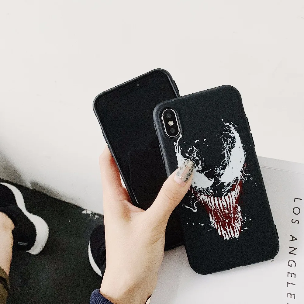 New Cute Cartoon Poisonous Toxic Liquid TPU Case For Apple iphone 6 7 8 Plus X XR XS Max Cover 6plus 7plus 8plus XSMax Soft | Мобильные