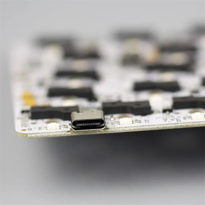 GK64 RGB Горячая замена PCB type-C Интерфейс для Diy механическая клавиатура