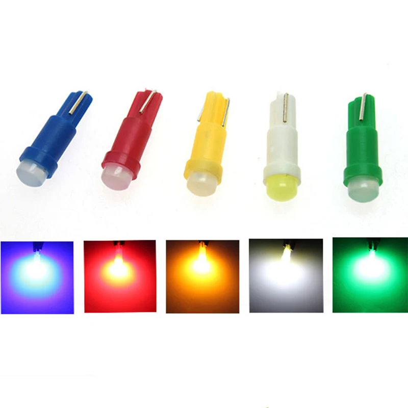 10x T5 led smd керамическая для приборной панели Gauge приборное освещение автомобиля