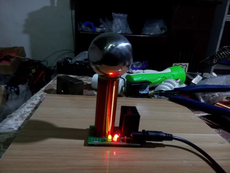 Катушка Tesla 12 В постоянного тока DIY Kit тест на дугу беспроводная передача