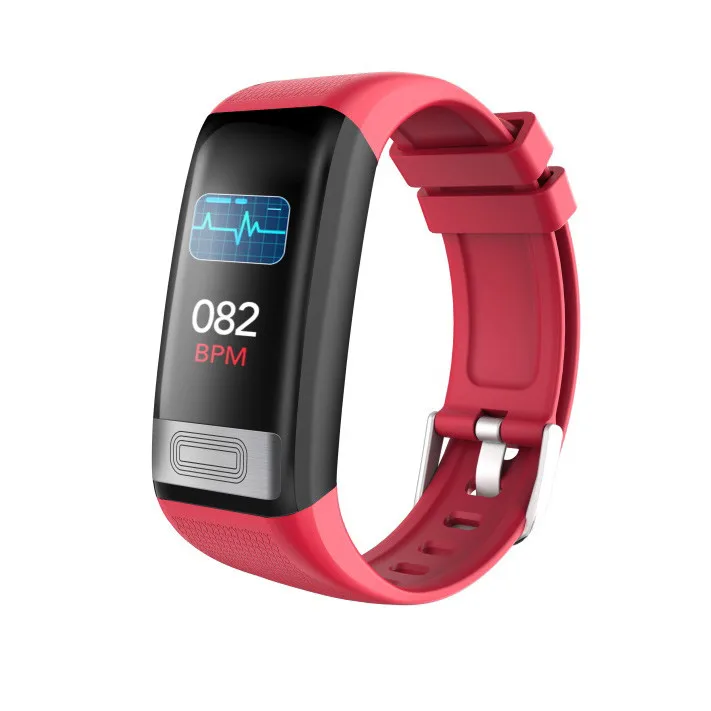 Red Beautyss Bluetooth умные часы пульсометр кровяное давление для Android iOS женские amazfit bip часы Смарт часы IPX7 - Цвет: Red