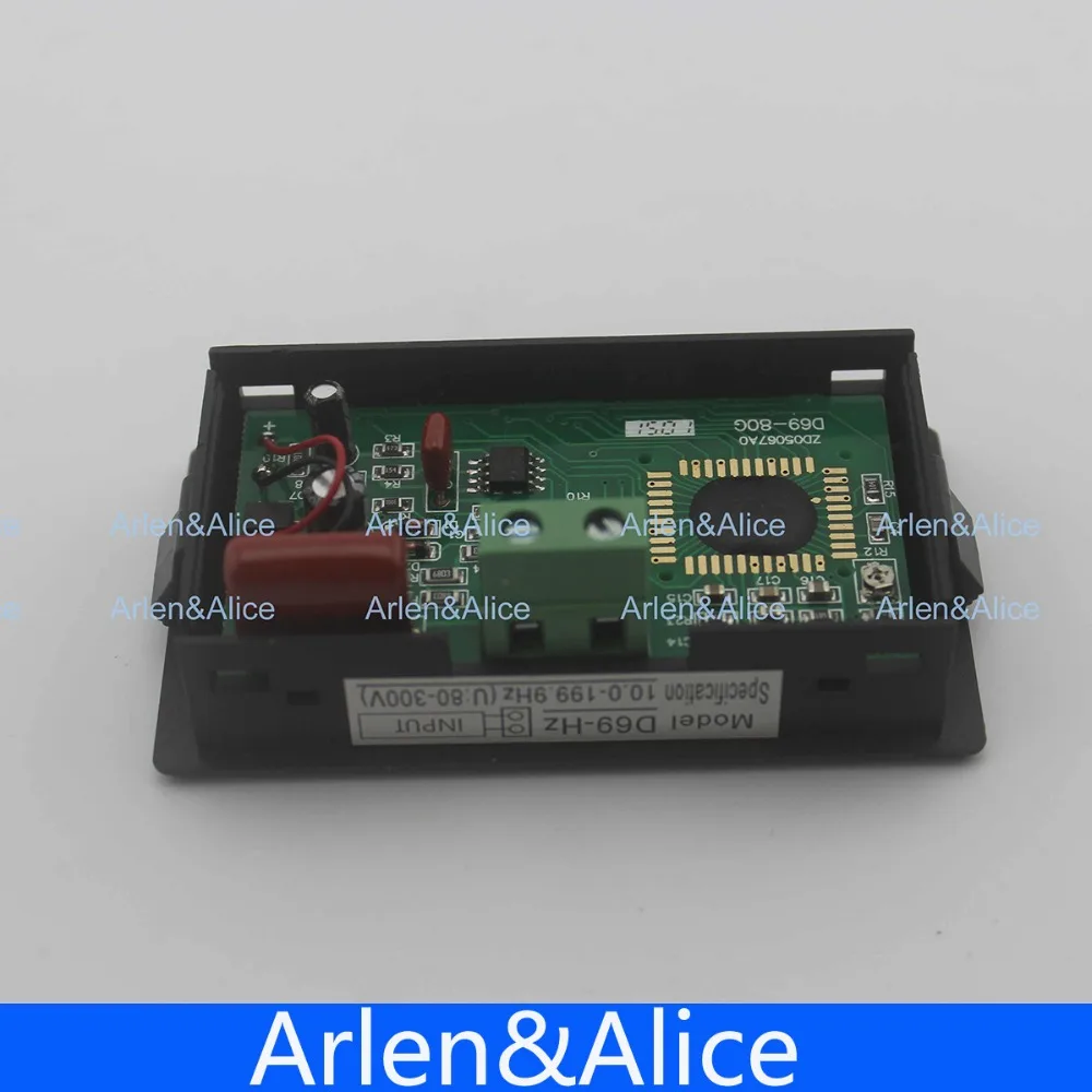 10-199,9Hz синяя lcd цифровая частота измерительный прибор с панелью цимометр электрические инструменты 80-300 V, 150 V-500 V