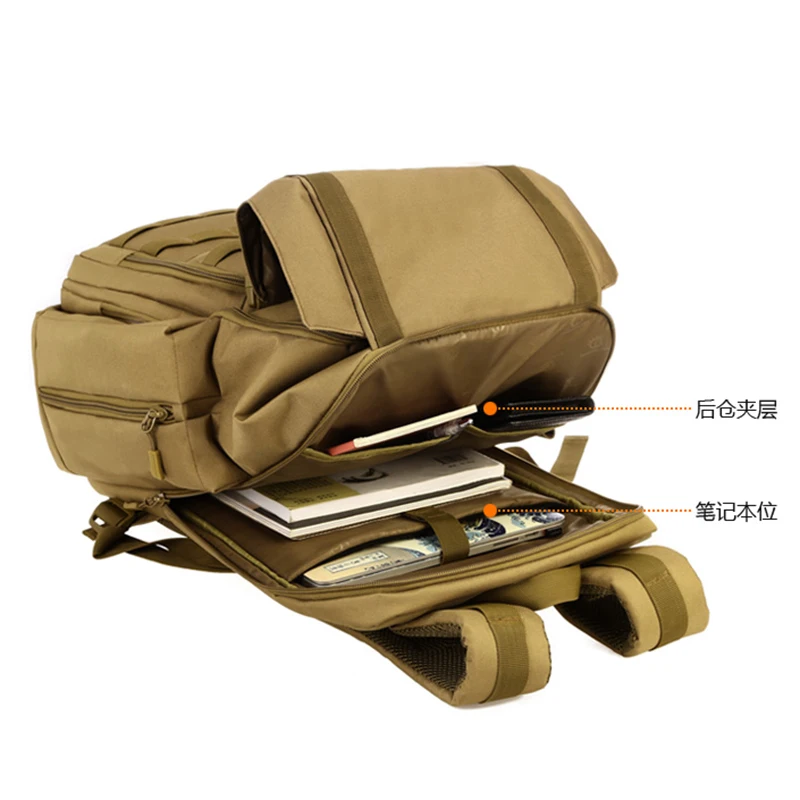 Нейлоновый рюкзак унисекс винтажный большой водонепроницаемый ранец для