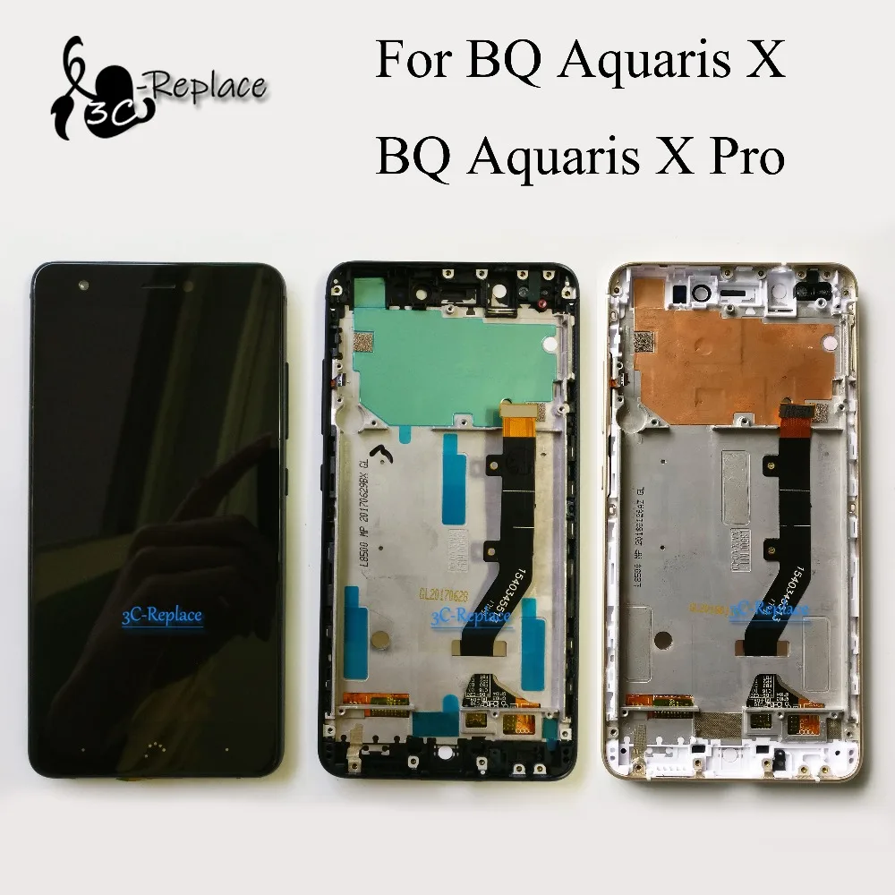 100% тестирование белый/черный/золото для BQ Aquaris X / Pro ЖК дисплей Дисплей +