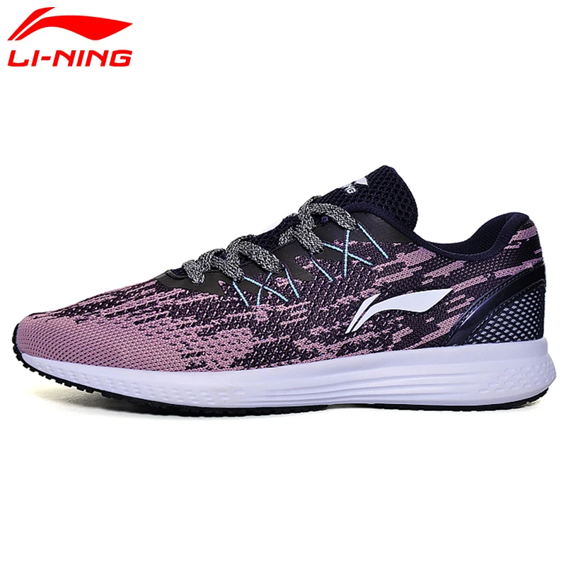 Женские беговые кроссовки Li Ning из дышащей ткани с подкладом спортивная обувь ARHM082