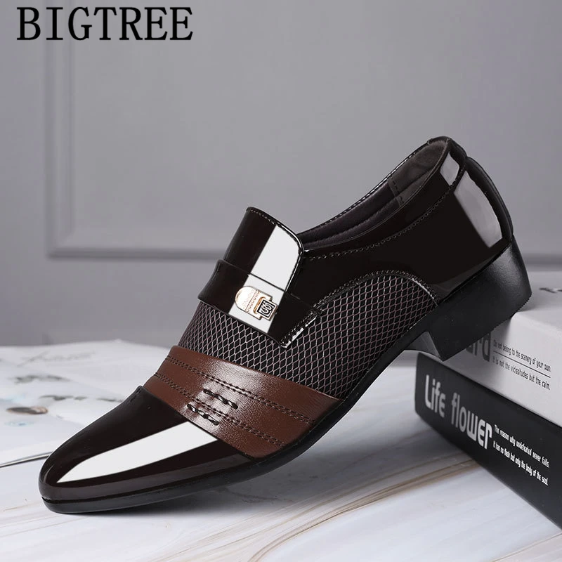 Мужские модельные туфли офисные мужские черные zapatos оксфорды Мужская обувь homme