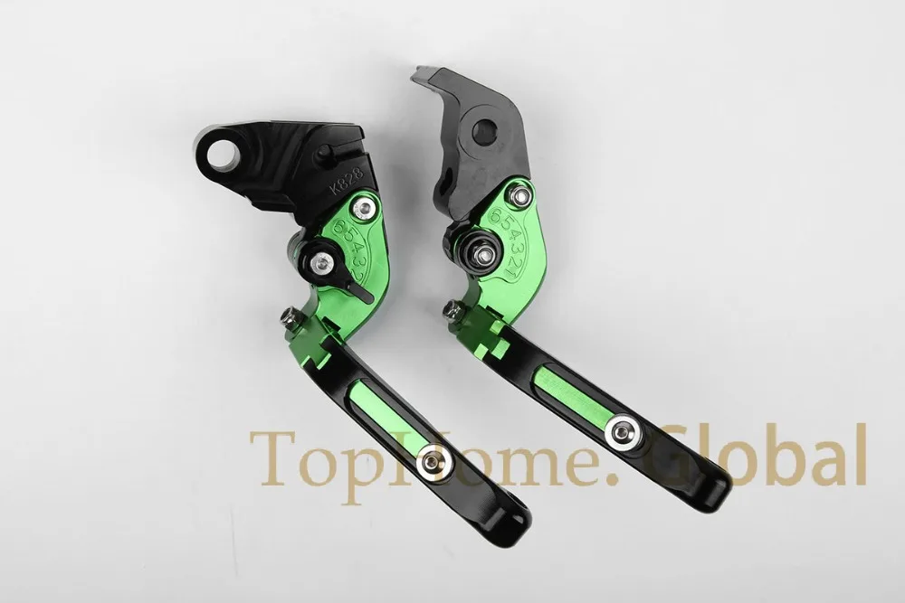 Бесплатная доставка ЧПУ Складные и выдвижные рычаги тормозной муфты для Kawasaki Z1000