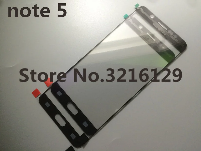 Передний экран наружное стекло объектива для samsung Galaxy note 5 N920 N920F Замена Ремонт Часть сенсорный экран панель
