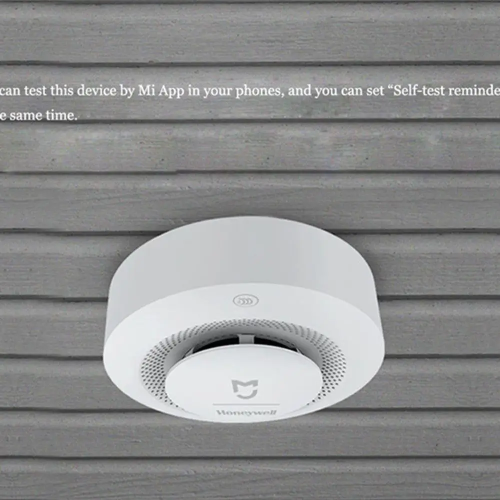 Xiaomi Mijia Honwell пожарная газовая сигнализация датчик дыма работает с