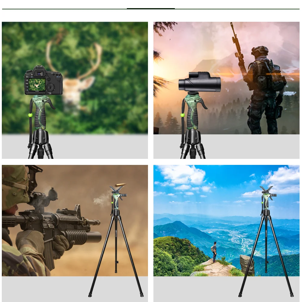 FieryDeer DX-004-02Gen4 180 см триггер Twopod камеры прицелы бинокль охотничья палка палки