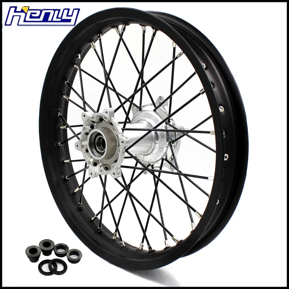 2,15*18 сзади литье спицевое колесо мотоцикла для KTM SX EXC EXCF 125 150 200 250 300 350 450 500 2003- черный луч обод