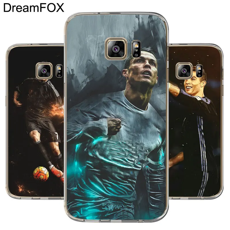 DREAMFOX M076 Криштиано Роналдо Мягкий ТПУ силиконовый чехол для Samsung Galaxy S5 S6 S7 S8 S9 S10 5G