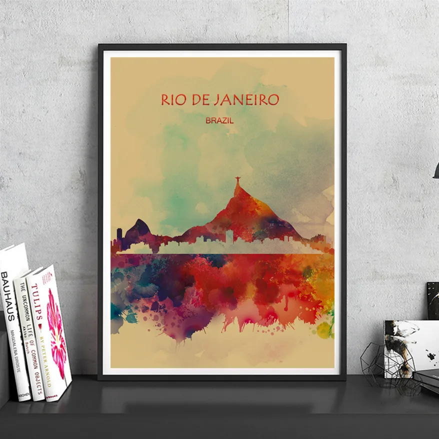 Классический город Прага плакат для дома гостиная спальня кафе-бар Паб Декор