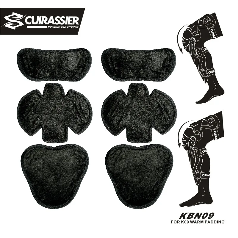 Cuirassier защитные наколенники для мотоцикла, наколенники, протектор для внедорожных MX, для мотокросса, налокотники, защита для гонок - Цвет: KBN09
