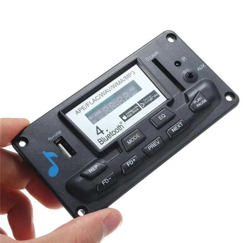 Цифровой декодер доска светодиодный Bluetooth 4 0 ape flac WAV WMA MP3 Smart Управление 12 V |