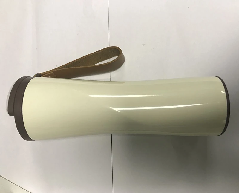 Xiaomi Kiss Fish тонкая умная чашка 430 мл OLED температурный экран портативная чашка из нержавеющей стали с кожаной веревкой кружка опция