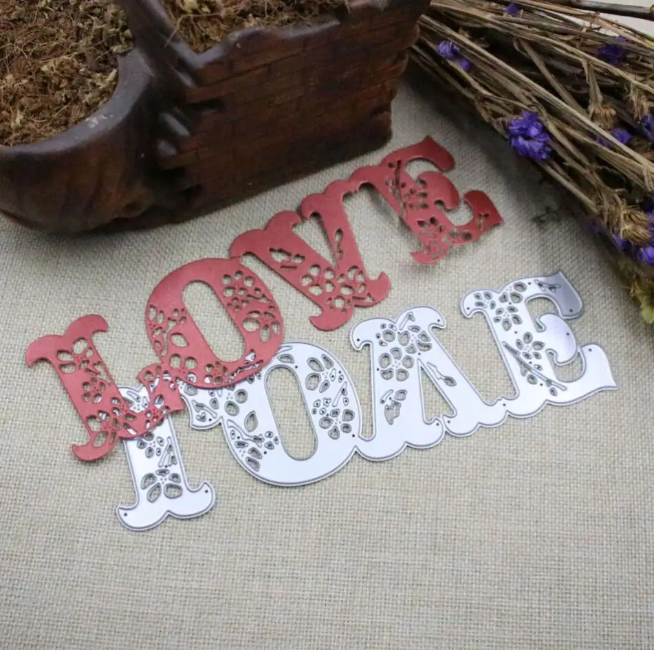 Love Letter Metal DIY Cutting Dies Stencil Embossing For Scrapbooking Album Paper Baby Shower Party Card Crafts M367 | Дом и сад