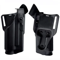tactical glock 17 19 22 23 31 32 army airsoft pistol belt holster with flashlight glock pistol accessories gun case right hand