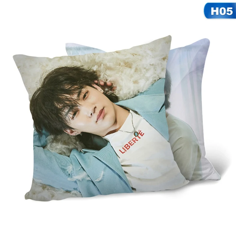 Популярный Kpop GOT7 чехол для подушки GOT7 Жесткий Чехол для подушки подарки JB Jr Bambam Mark Youngjae Got 7 диванные подушки Шам Две Стороны - Цвет: JB