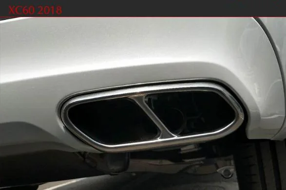 Для Volvo 2018 2019 XC60 автомобильный Стайлинг выхлопная труба для автомобиля глушитель