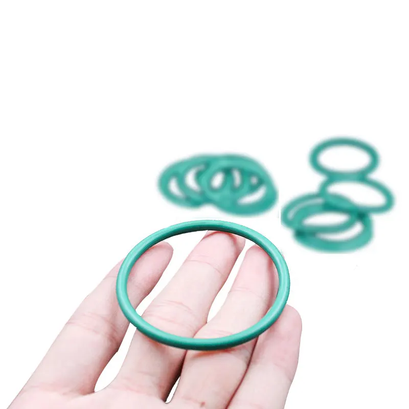 Резиновое кольцо зеленое уплотнительное FKM толщина 2 4 мм OD52/54/55/56/57/60/62/64/65 fkm