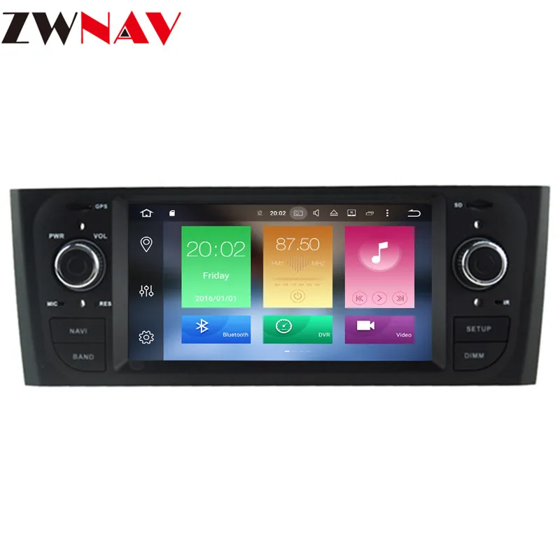 Android 8,1 автомобильный Радио gps навигация Мультимедиа Стерео для Fiat Grande Punto Linea 2006-2012 Авто Аудио Видео DVD wifi карта ips