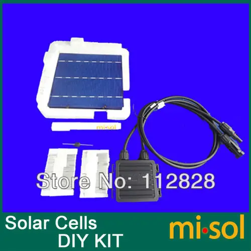 

40 pcs POLY 6x6 4.3W solar cells DIY kit for solar panel, flux pen, diode bus tabbing