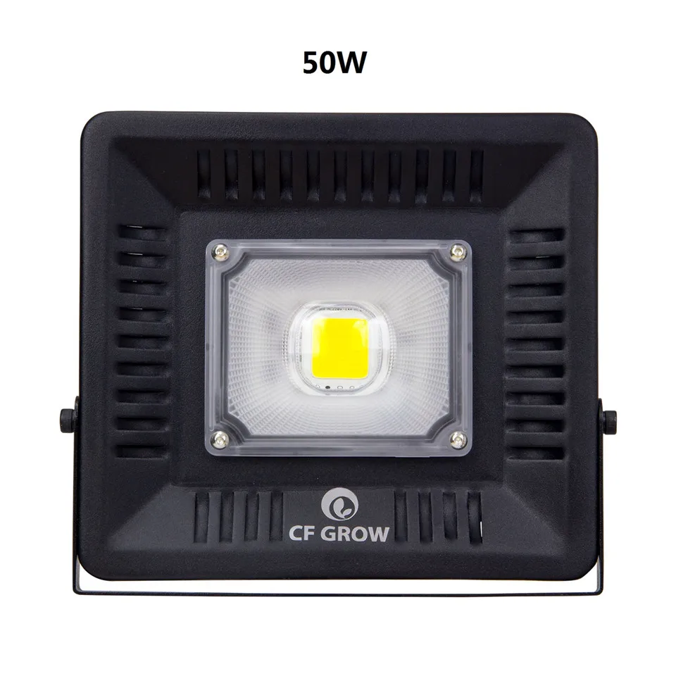 CF Grow Светодиодный прожектор светильник Водонепроницаемый IP67 30 Вт 50 Вт 100 Вт светодиодной матрицы COB Светодиодный прожектор светильник 110V 220V Открытый стены светодиодное освещение для сада
