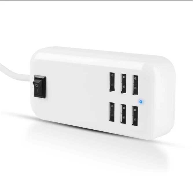 6 портов USB зарядное устройство 5 В/4 а Быстрая зарядка несколько настенных Смарт зарядное устройство адаптер ЕС/США штекер телефон USB зарядное устройство для huawei iPhone iPad